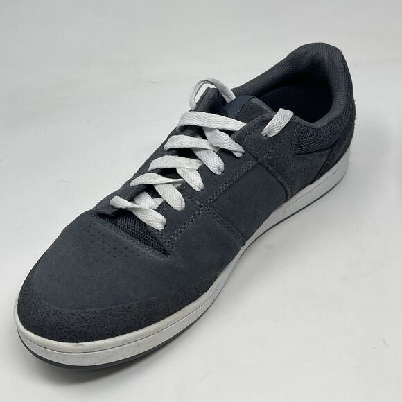 Osiris Sleak Sneakers Mens 12 Gray Suede Mesh Skateboarding Skate Grunge Shoes - Picture 8 of 16